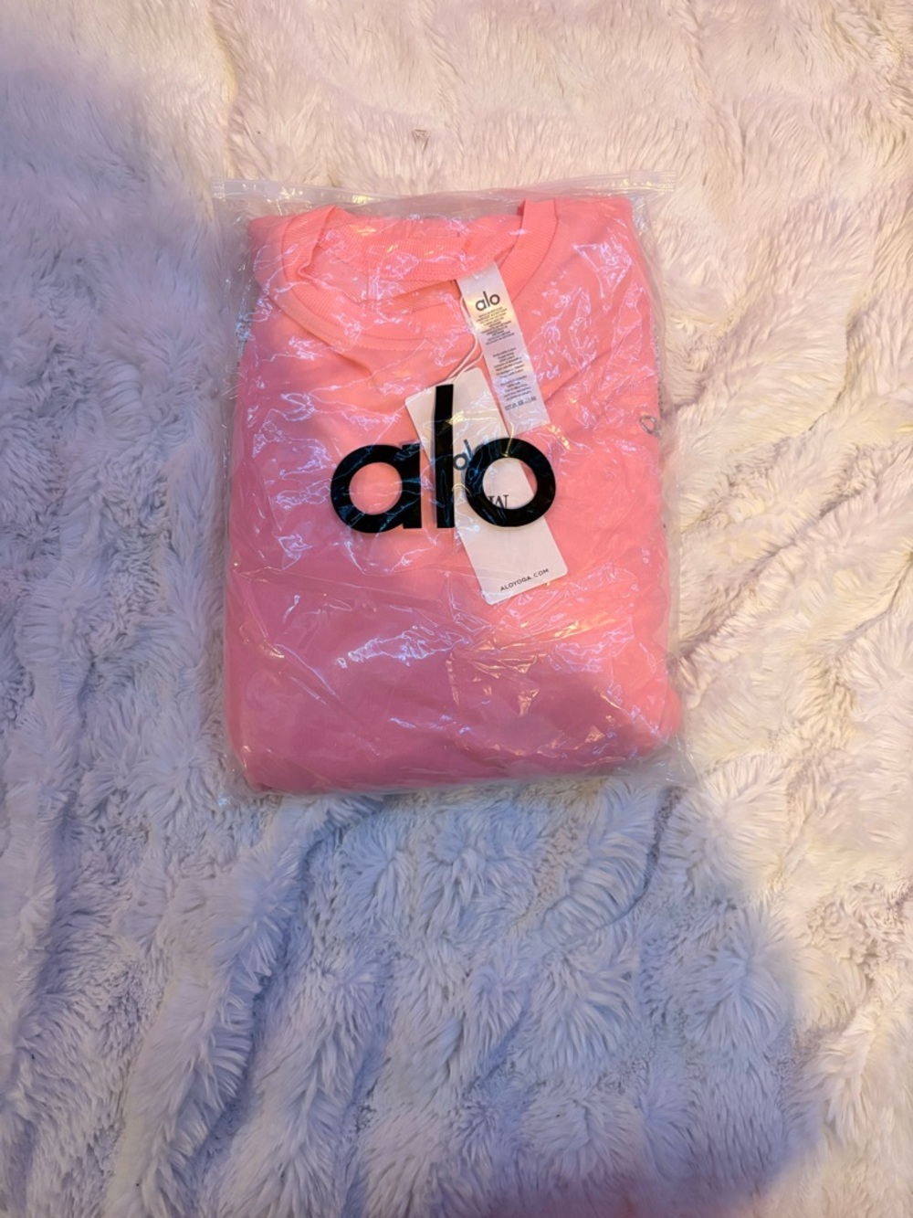 alo Pink  Sweatshirt & Shorts Set - Picture 5 of 5